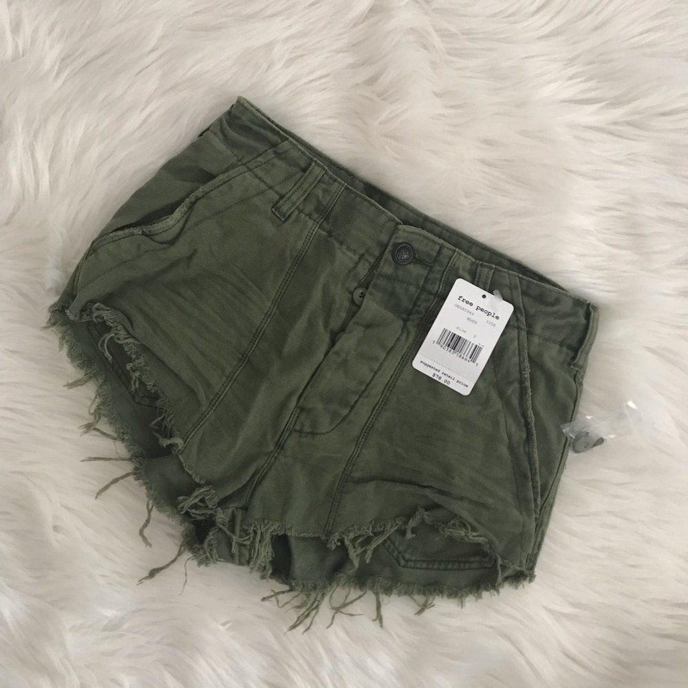 Free People Raw & Patched Standoff Short